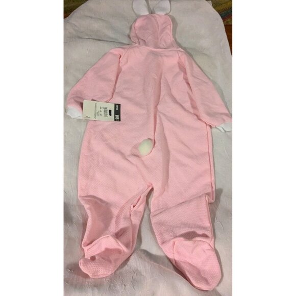 NWT Baby Vtg Easter Outfit Bunny Sleeper My First Ears Pajamas Honors 9 Months - Picture 2 of 16